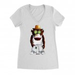 Vrouwen T-Shirt Wise Monkey - See no evil